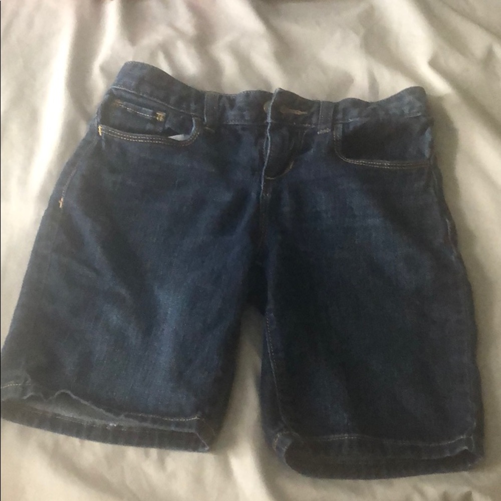 Blue jean shorts